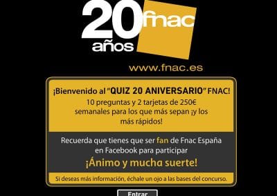 FNAC 20 aniversario