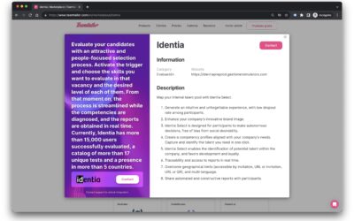Identia Select, la plataforma con gamificación e IA para selección de talento de Gestionet, se integra en Teamtailor